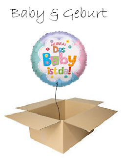 Folienballon Baby und Geburt