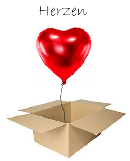 Herz Folienballon