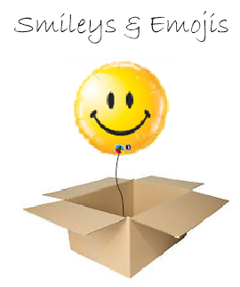 Folienballon Smileys und Emojis